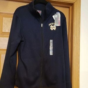 Notre Dame Zip Up NWT